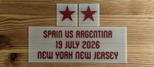 Mondial 2026 Final SPAIN Away 2 Star Match Details Patch Badge picture