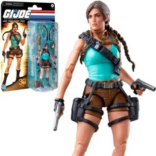 G.I. Joe Classified Lara Croft TOMB RAIDER Retro card PRESALE SHIPS 9/30 picture