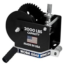 Dutton-Lainson - D-L - WG2000HEX Worm Gear Winch - 2000 lb Capacity Drill Drive picture