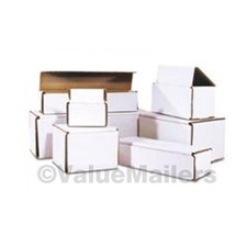 250 - 10 x 3 x 3 White Corrugated Shipping Mailer Packing Box Boxes picture