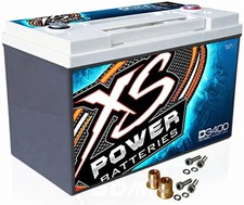 XS Power D3400 12V Group 34 AGM 3300 Amp Battery w/ FREE 580 Top Post Terminals picture