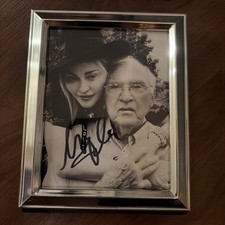 Madonna hand signed autograph to support her father’s winery picture