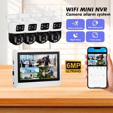 6MP Dual‑Lens WiFi Security Camera Kit 7‑inch NVR Surveillance Monitoring System picture