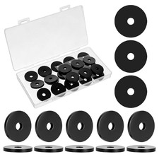 30 Pcs Rubber Washers for Bolts 1 Od X 1/4 ID X 1/8 Thickness Rubber Flat Washer picture