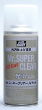 Mr. Hobby B522 Mr. Super Clear UV Cut Gloss Top Coat Spray Paint 170ml - US picture