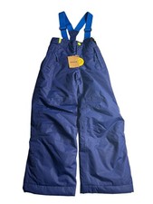 Mini Boden Kids Snow Pants Blue Waterproof Insulated Bib Ski Trousers NWT picture