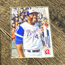 2020 Topps Update Series Hank Aaron Atlanta Braves #U-199 Image Variation SSP picture