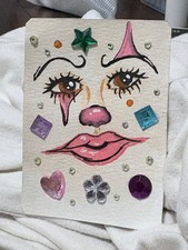 ACEOs Original Watercolor NOT PRINT | Clowned (series) 2.5 x 3.5 | artbynight3 picture