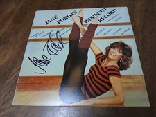 Jane Fonda signed Jane Fonda's Workout Album picture