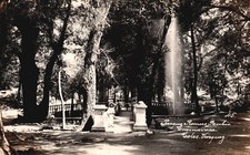 Postcard Parque Romeu Roubis Fountain Cuernavaca Morelos Mexico MX RPPC picture