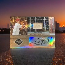 2004 Leaf Limited Scott Rolen Lumberjacks Game Used Bat & Auto /25 #LJ-34 picture