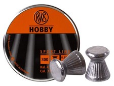 RWS Sport Line 300 Count HOBBY Wadcutter 4.5mm .177 Caliber Airgun Pellets picture