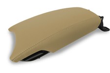 Fits 2012-2017 Hyundai Azera PVC Leather Console Lid Armrest Cover Beige picture