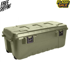 Plano Storage Trunk with Wheels, Large, 108-Quart Lockable Storage Box picture