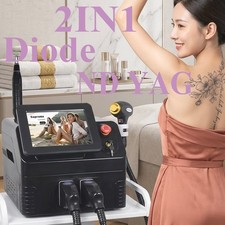 2IN1 808nm Diode Laser Hair Removal Pico NG YAG Laser Tattoo Beauty Machine picture