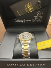 WOMEN’S  DISNEY   WATCH  LIMITED EDITION  TWO TONE   STAINLESS STEEL   MOD 24418 picture