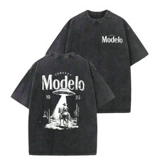 Heavyweight Mens Acid Wash T-Shirt Vintage Streetwear Oversized Drop Shoulder Te picture