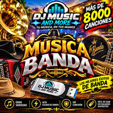 BANDA MUSICA DE BANDA PARA DJ  Y  PARA FIESTAS USB DE 32gb picture