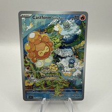 Castform Sunny Form 195/191 Illustration Rare Surging Sparks Holo Near Mint picture
