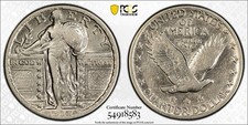 1917-D Standing Liberty Quarter Type 2 PCGS VF DETAILS picture