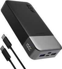 JUOVI Power Bank 20000mAh 45W Charging Portable External Battery Backup Phone US picture