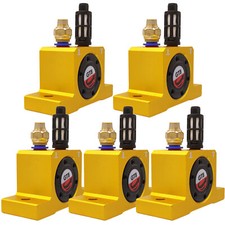 5pcs 1/8'' Industrial Pneumatic Turbine Vibrators GT-08 w/ Silencer + Connector picture