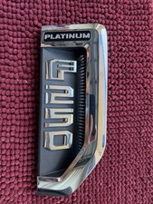 🔥OEM🔥 2017-2022 FORD F250 PLATINUM FENDER EMBLEM RH PASSENGER SIDE picture