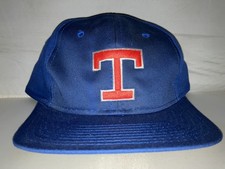 Vtg Texas Rangers Snapback Hat Cap 80s 90s MLB baseball nolan ryan plain logo picture