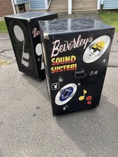 Sound System Speaker Cabinet Box Vintage DJ Audio Equipment  picture