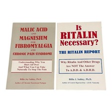 Malic Acid Magnesium Fibromyalgia + Is Ritalin Necessary Sahley 2 Book Lot picture