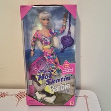 Vintage Hot Skatin Barbie #13511 Ice Skates Rollerblades 1994 Mattel picture