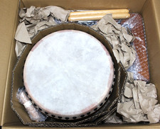 Japanese Drum Taiko Wadaiko with stand and drumstick Percussion KP-1200 φ240 picture