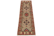 Kazak Runner 2’1” x 5’11” Brown Wool Tribal Hand-Knotted Oriental Rug picture