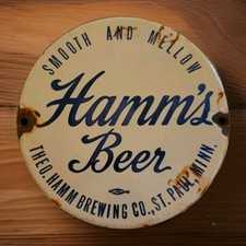 Vintage Hamms Beer Sign Porcelain Schmidt Jax Iroquois Gluek’s Pabst Silvertop  picture