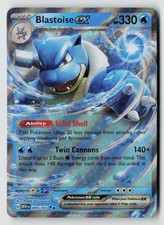 Blastoise ex Double Rare SV: Scarlet & Violet 151 009/165 NM picture