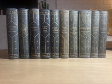 Goethe Werke 1924 German 20 Bands in 10 Volumes Half Leather Partial Set ~ GOOD picture