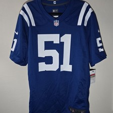 Indianapolis Colts #51 Kwity Paye Nike Game Jersey Men's Large Blue NWT picture