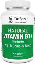 Dr. Berg Natural Vitamin B1 B6 B12 Complex - Allithiamine Vitamin B1 Supplement, picture
