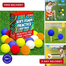 D-Xam Foam Golf Balls 15 Pack Multicolor Soft Practice Balls picture