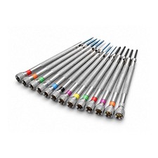 13Pack Metal 0.6-2.0mm 90mm Long Screwdrivers Repair Tools For Watchmakers Watch picture