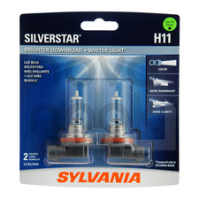Sylvania H11 SilverStar High Performance Halogen Headlight 2 Bulbs BRAND NEW picture