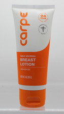Carpe Womens Sweat Absorbing Breast Lotion + Reduces Irritation, CHOOSE SIZE picture