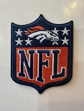 Denver Broncos NFL Patch 2” X 3” Iron On Embroidered picture
