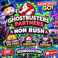 GHOSTBUSTERS Partner Event Monopoly Go NON RUSH Full Carry 80k Point Cheapest picture