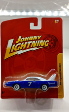 2010 Johnny Lightning 1970 PLYMOUTH SUPERBIRD ~ Blue White & Red ~ White Wheels picture