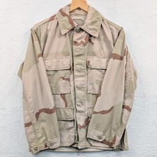 VTG Desert Storm Camouflage Coat Military Men's S X-Short American Apparel 1990 picture
