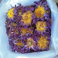 1kg Egyptian Blue Lotus Flowers 🧘 100% Organic Herbal Tea ☕  Nymphaea Caerulea+ picture