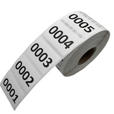 Consecutive Number Inventory Labels 800 Stickers 2x1 Inch Sequential Adhesive picture