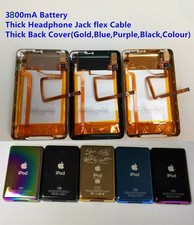 NEW 3800mAh Battery + Back Cover Upgrade Kit iPod Video 30GB Classic 160GB picture