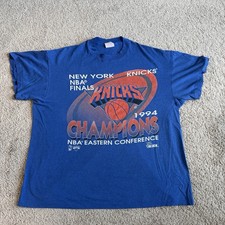 Vintage 1994 NY Knicks Eastern Conference Champions NBA Finals Tee XL Single picture